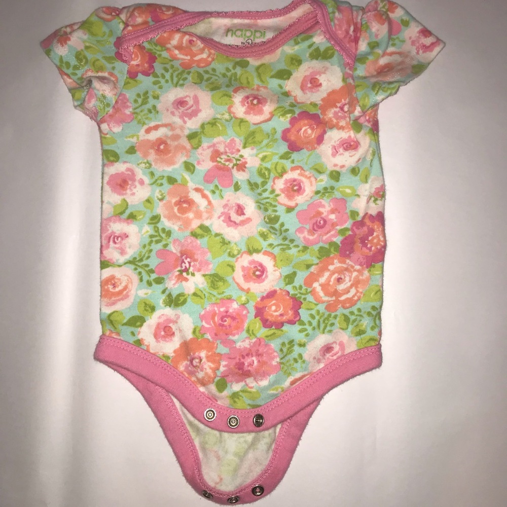 happi girls 6-9 months onesie